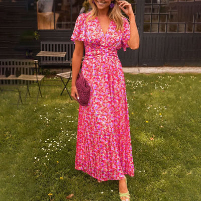 Amelia | Elegant Floral Maxi Dress