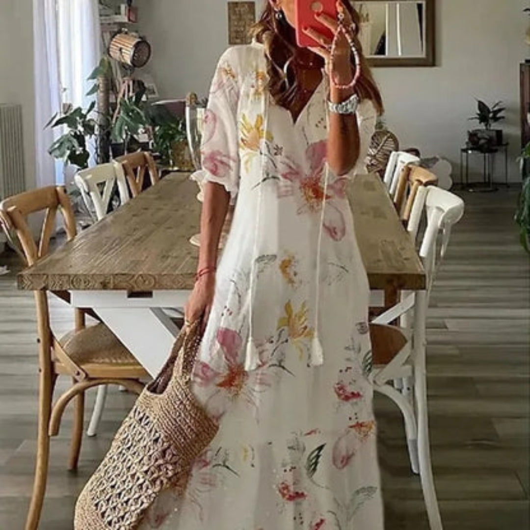 Marianne | Boho Belly-Covering Dress