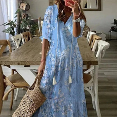 Marianne | Boho Belly-Covering Dress