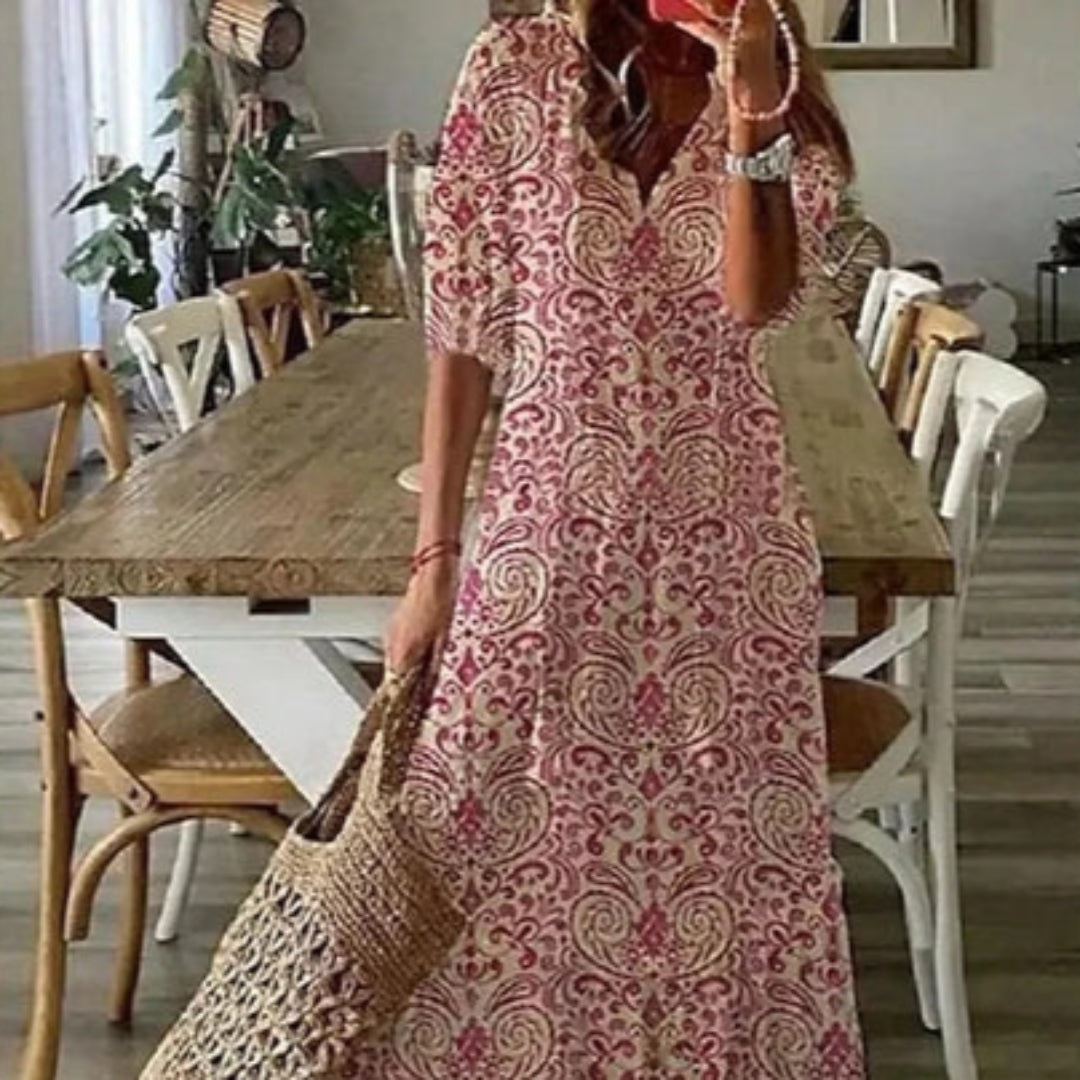 Marianne | Boho Belly-Covering Dress