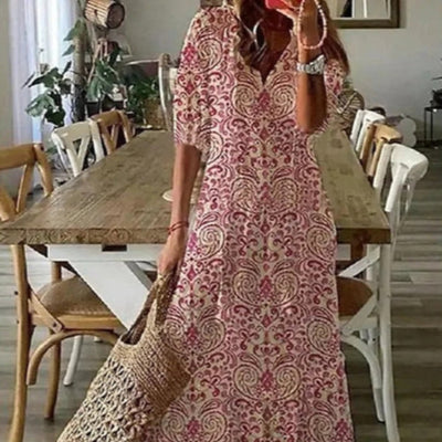 Marianne | Boho Belly-Covering Dress